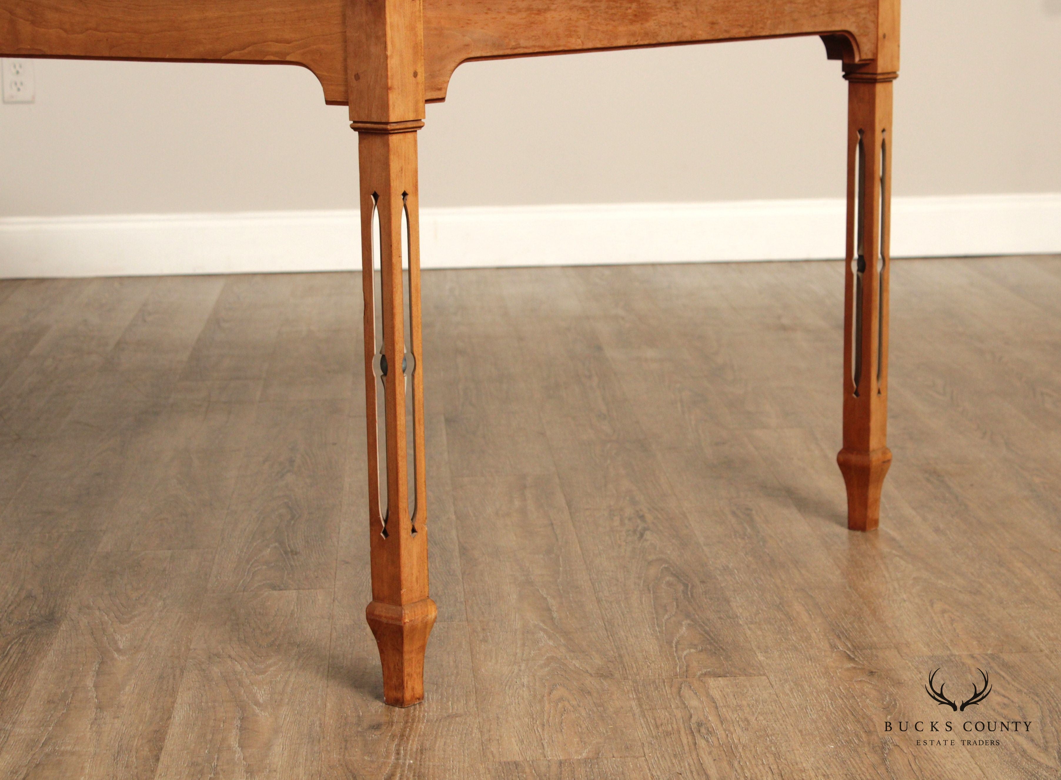 Peter Kramer Bench Made Cherry Dining Table