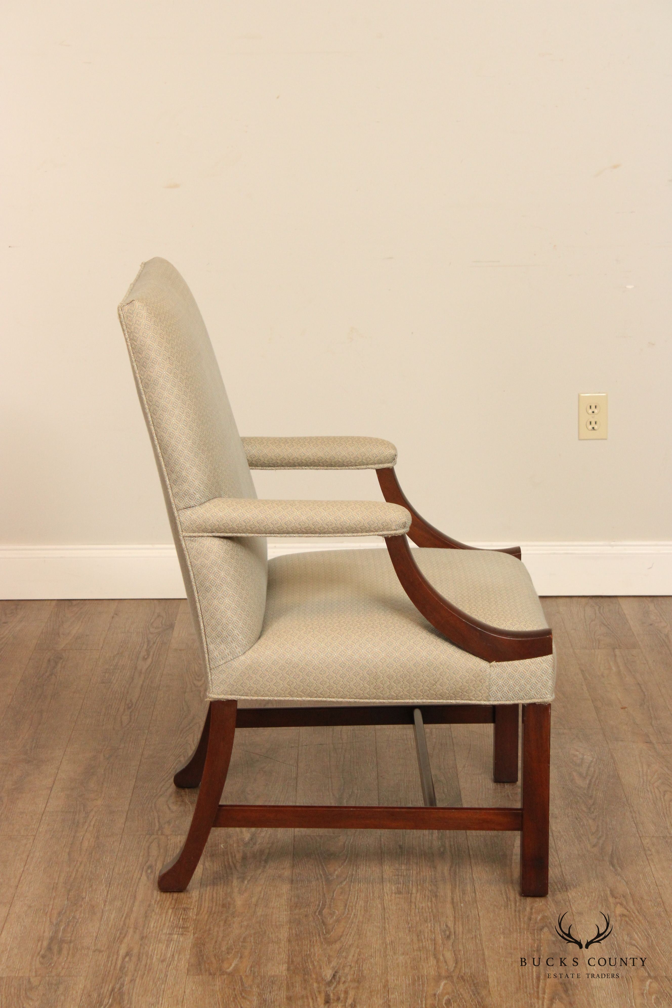 Federal Style Mahogany Open Armchair