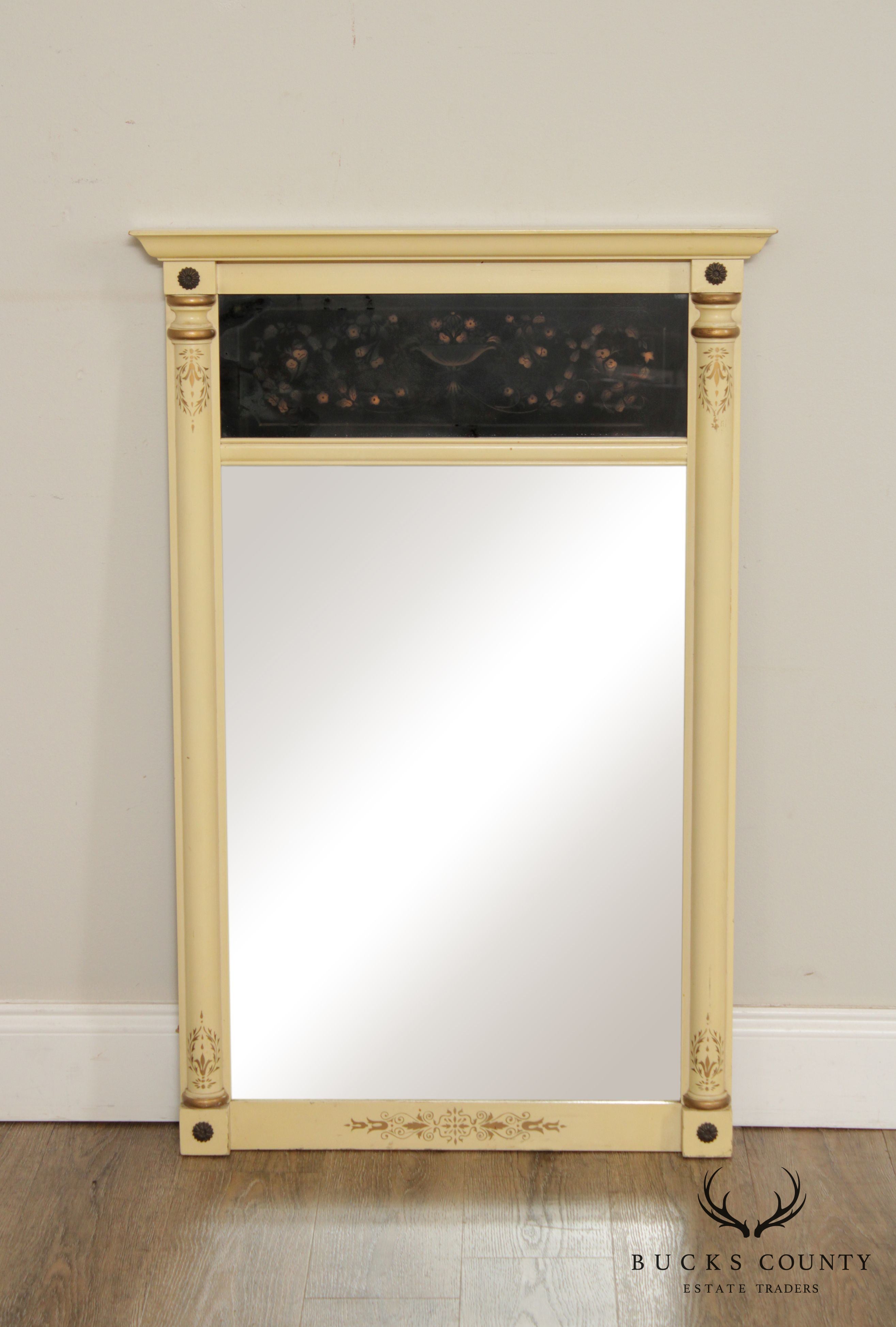 Lambert Hitchcock Vintage Stenciled Trumeau Mirror