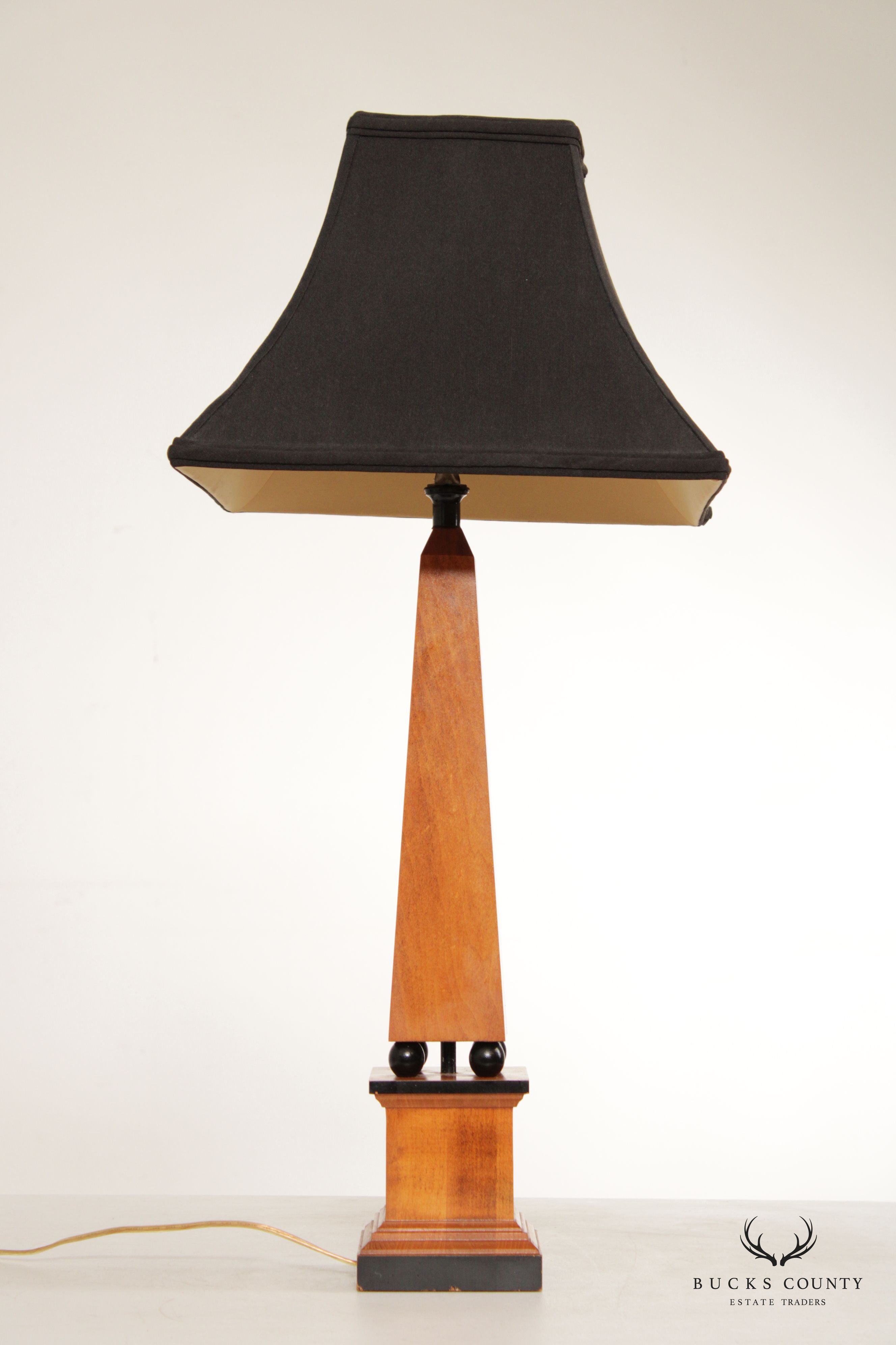 Neoclassical Modern Obelisk Table Lamp