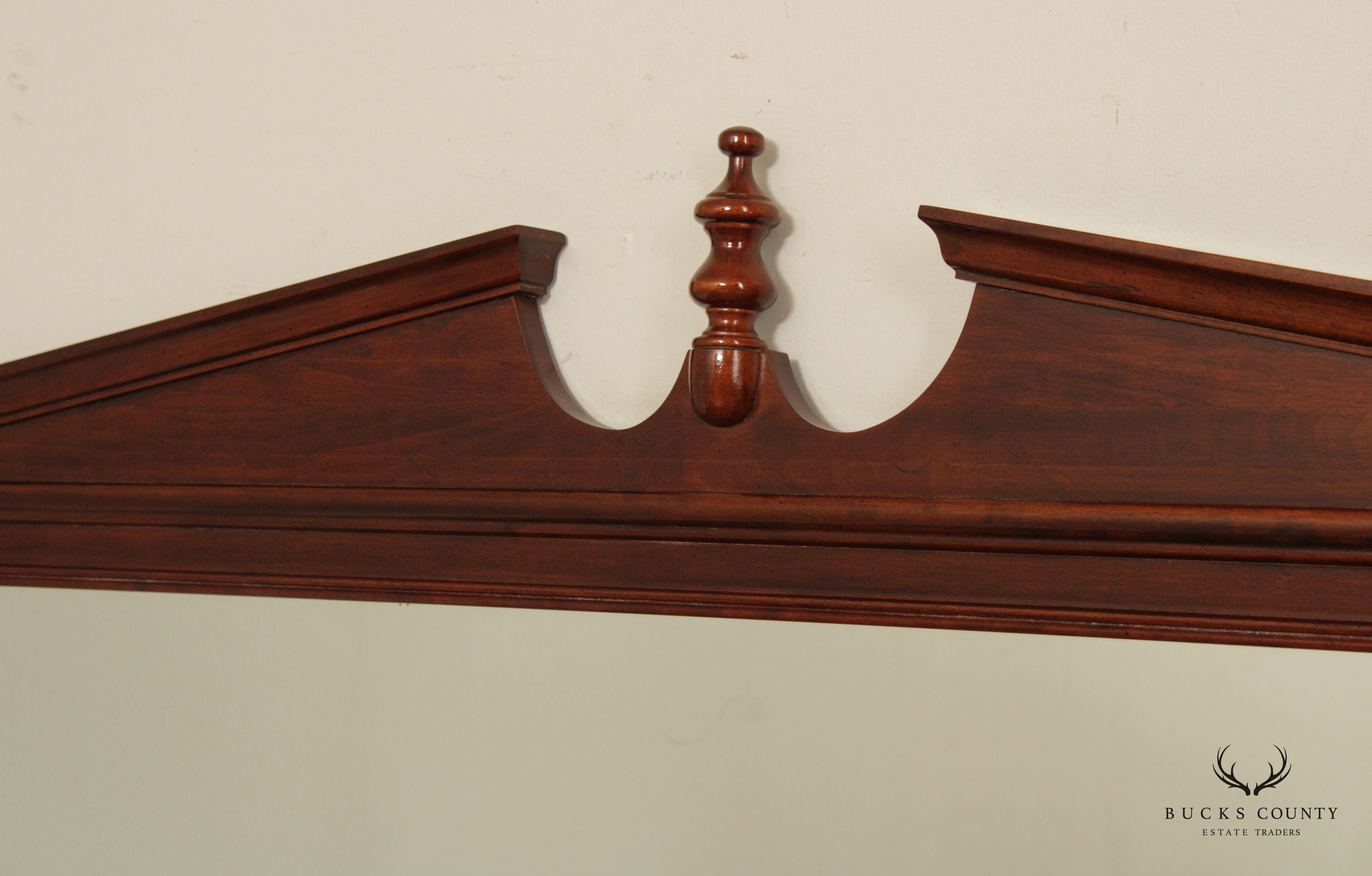 Chippendale Style Carved Cherry Over-Mantel Mirror