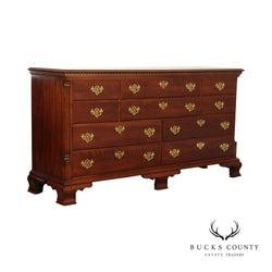 STATTON SOLID CHERRY CHIPPENDALE STYLE 10 DRAWER DRESSER