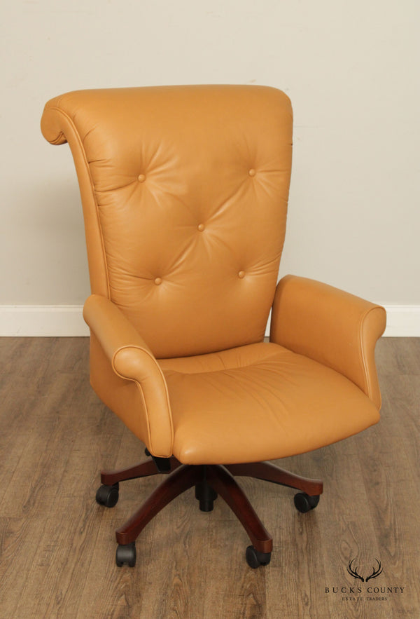 Leathercraft Tufted Leather Executive Office Armchair (K)