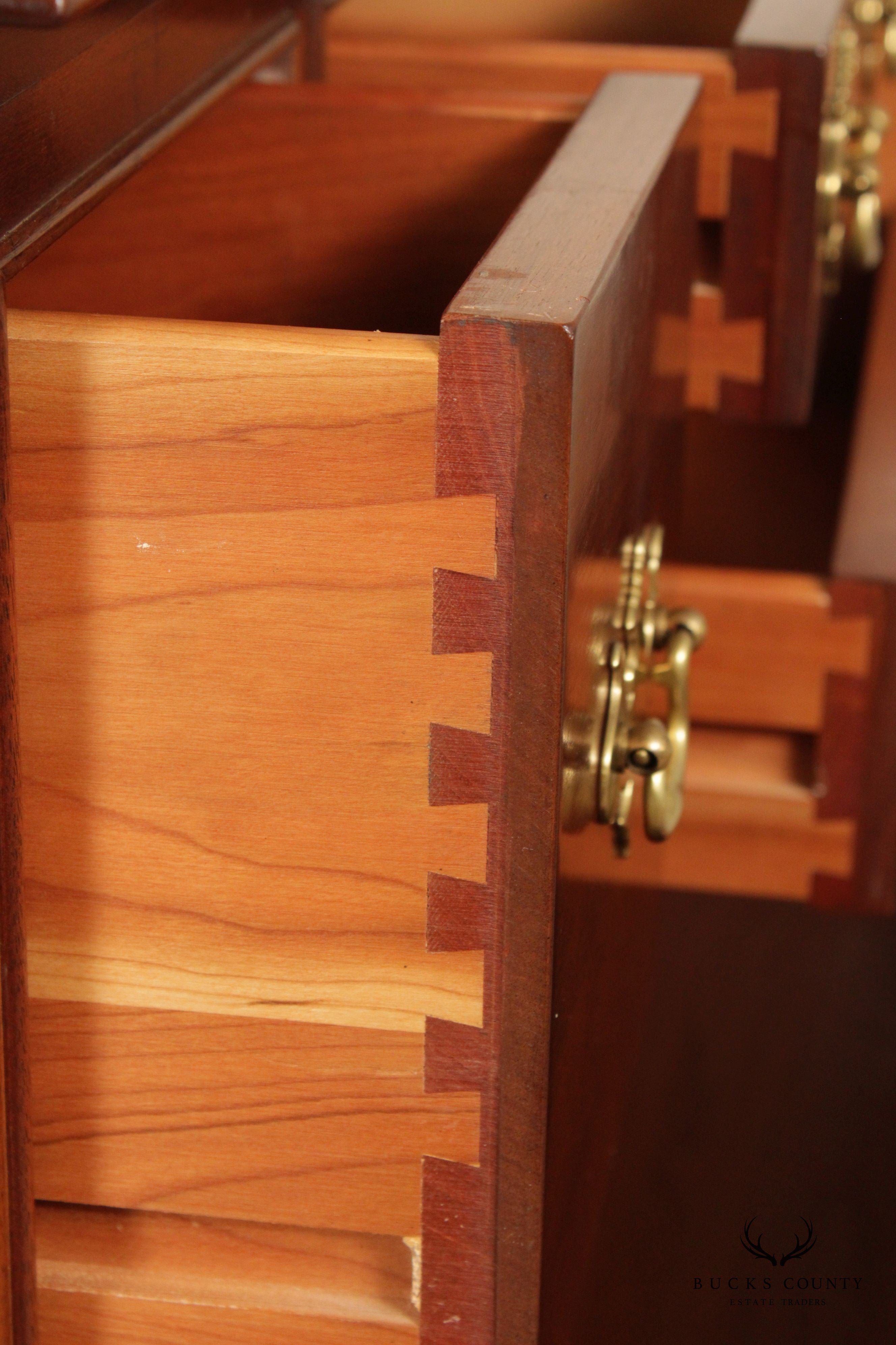 Stickley Chippendale Style Cherry Chest of Drawers