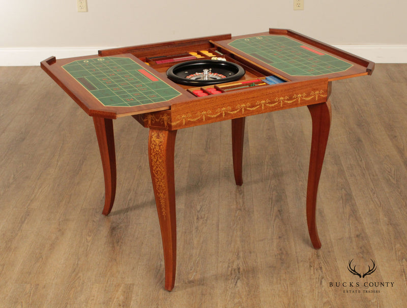 Notturno Intarsio Sorrento Italy Inlaid Games Table