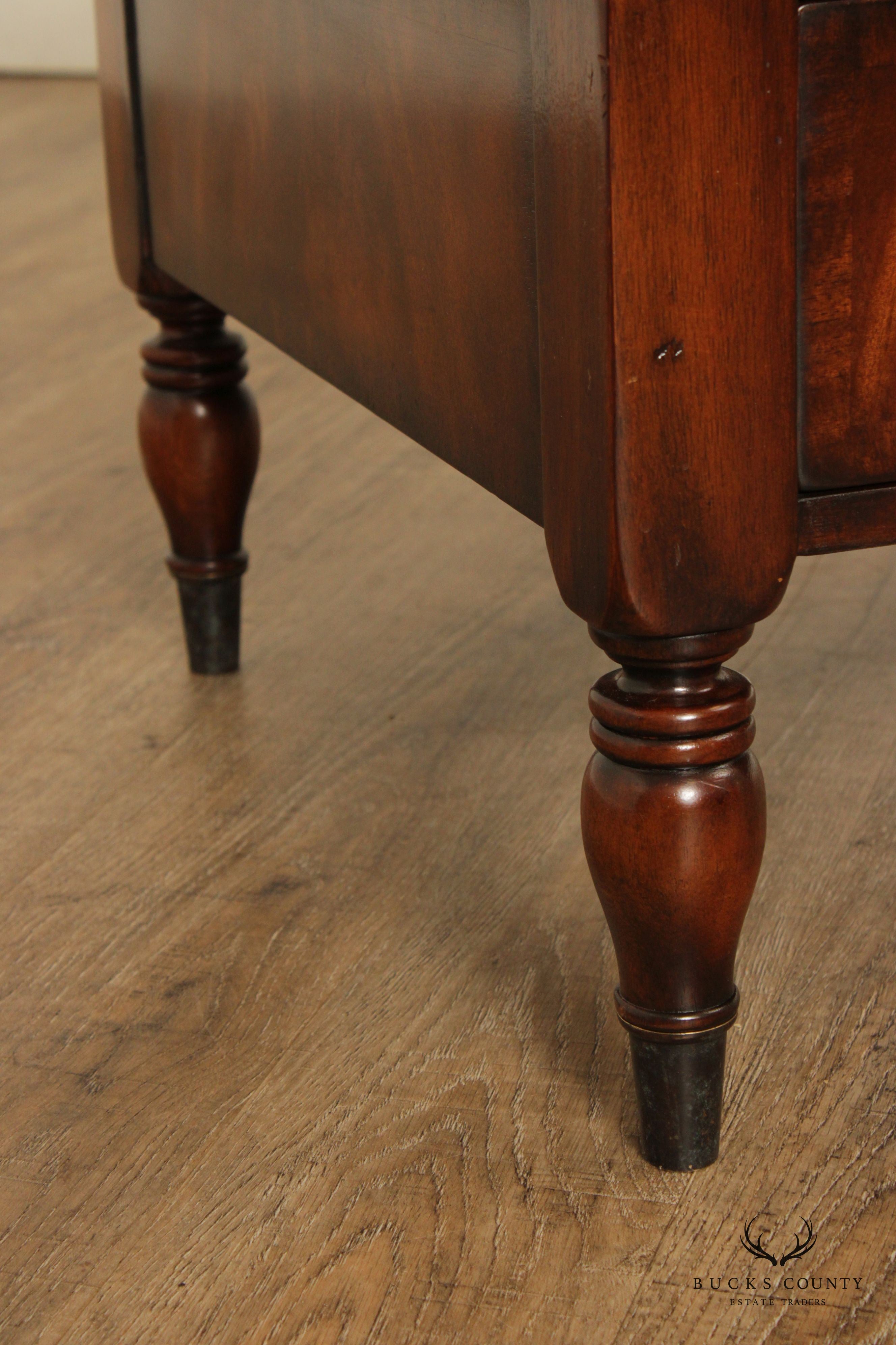 Hickory White Regency Style Mahogany Side table