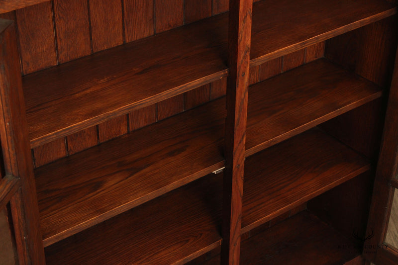L. & J.G. Stickley Antique Mission Oak Two-Door Bookcase