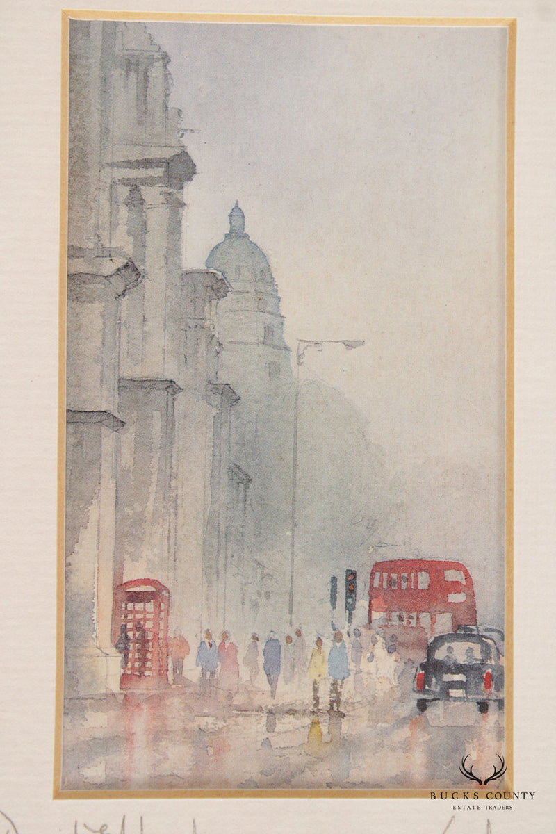 David Eddington London Street Scene Framed Print