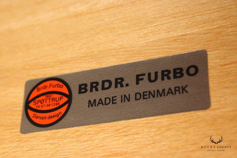 Brdr. Furbo Danish Modern Teak Bar Cart Trolley