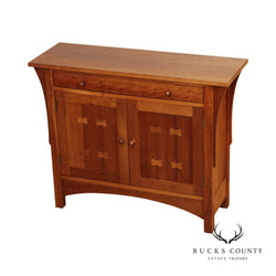 Stickley Mission Collection Cherry Two-Door Console