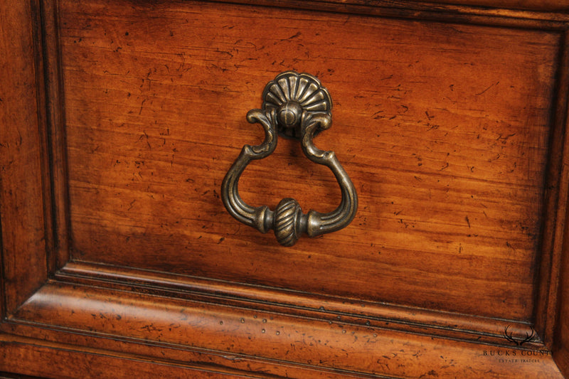 Tuscan Style Serpentine Six-Drawer Dresser