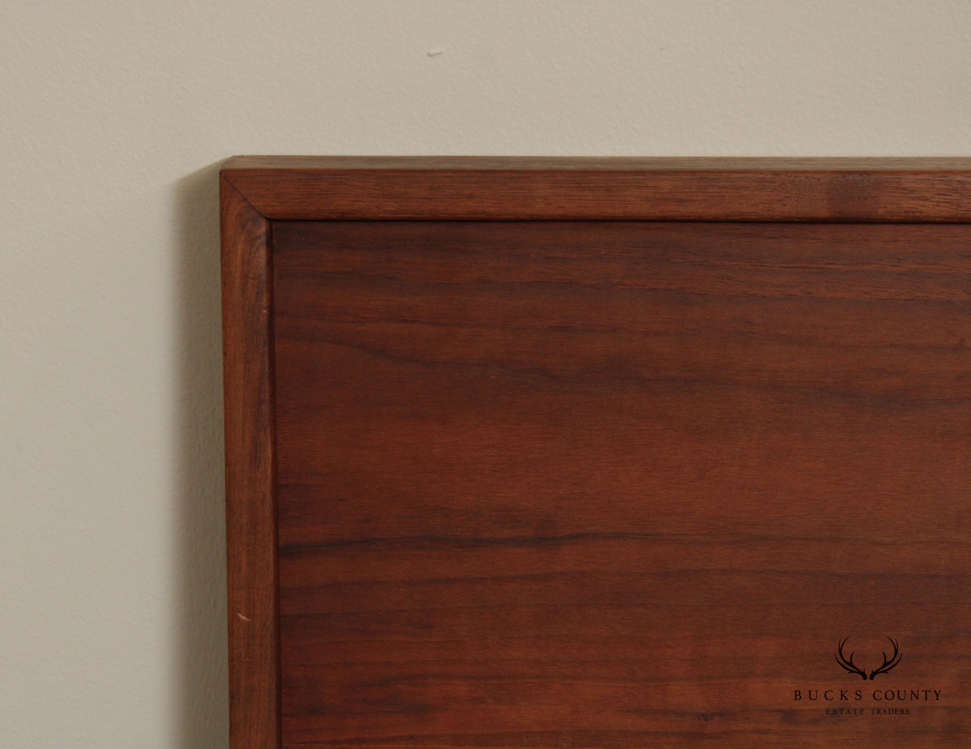 Mid Century Modern Walnut Twin-Size Headboard