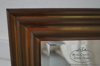 Quality Heavy Brass Frame OG Style Beveled Wall Mirror