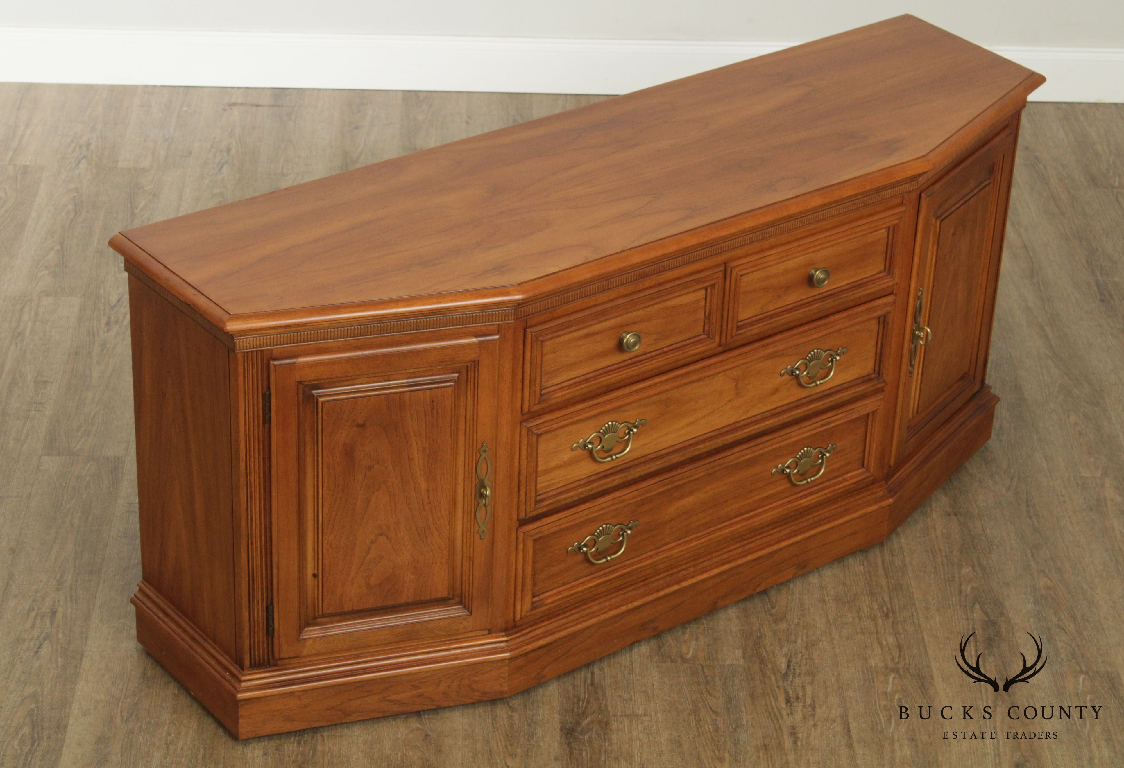 Lexington Grand Tour Collection Pecan Wood Buffet Sideboard