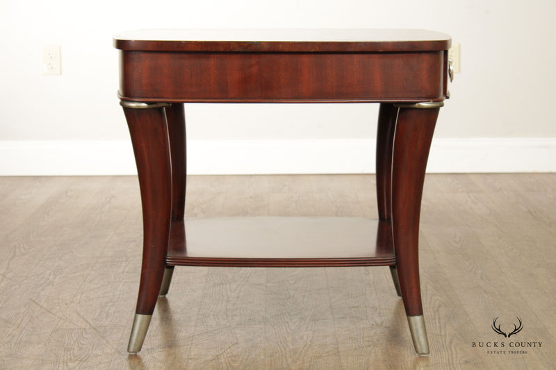 Thomasville 'Bogart' Art Deco Style One-Drawer Side Table