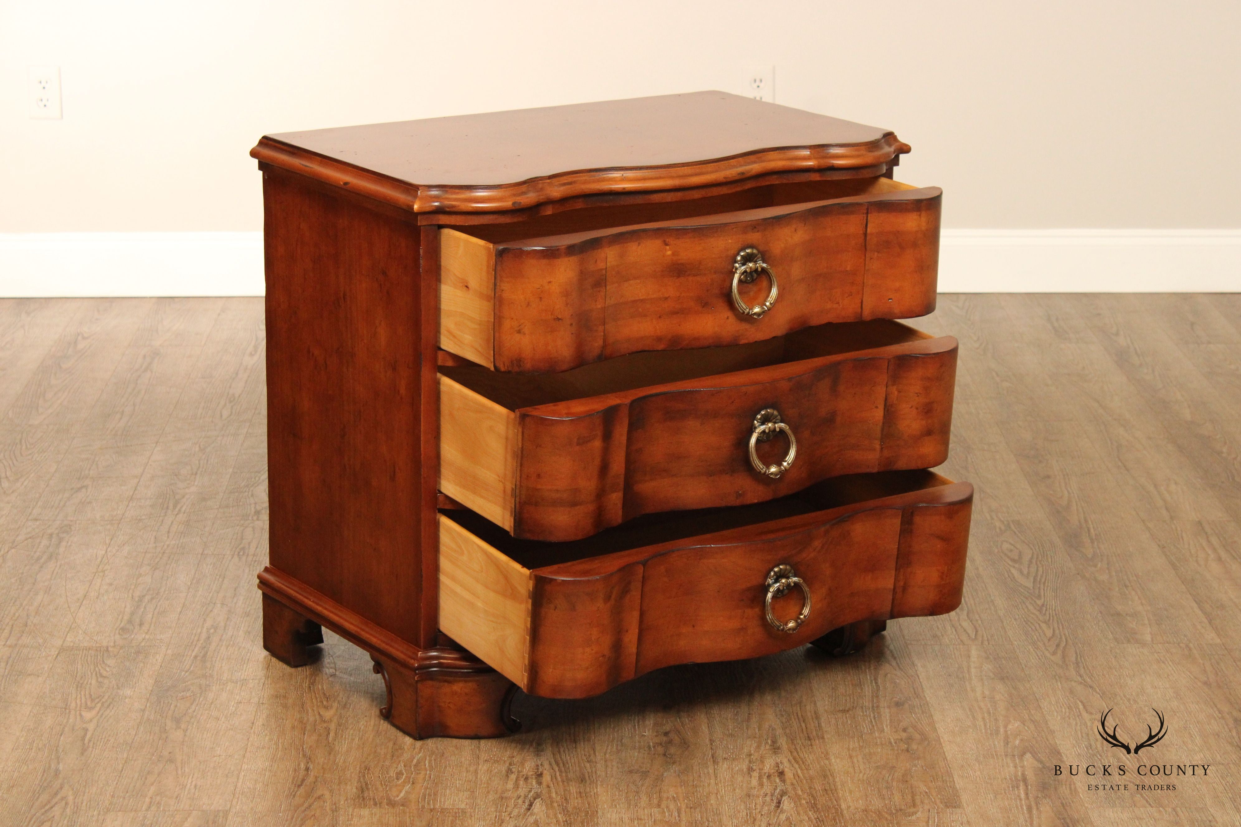 Century Furniture Italian Style Blockfront Nightstand Chest