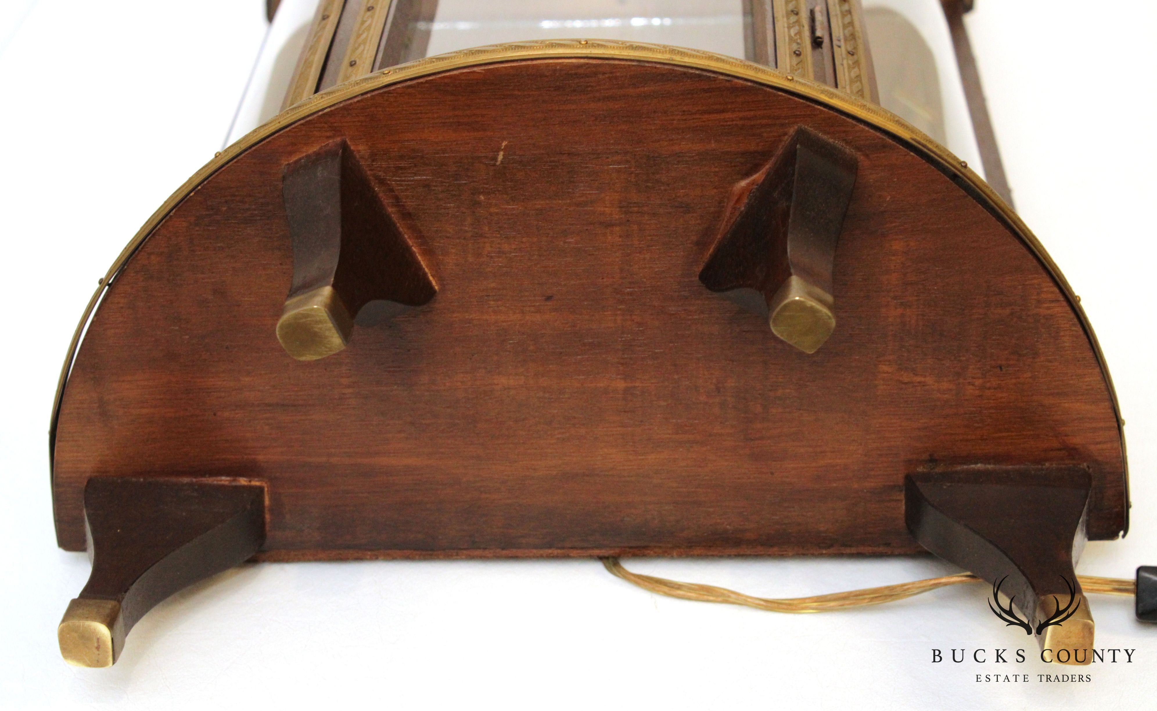 Diminutive Mahogany Bow Front Display Cabinet