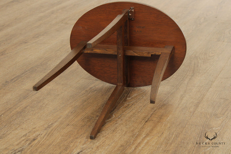 Kendal Wood Shop Vintage Set Three Mahogany Folding Tables
