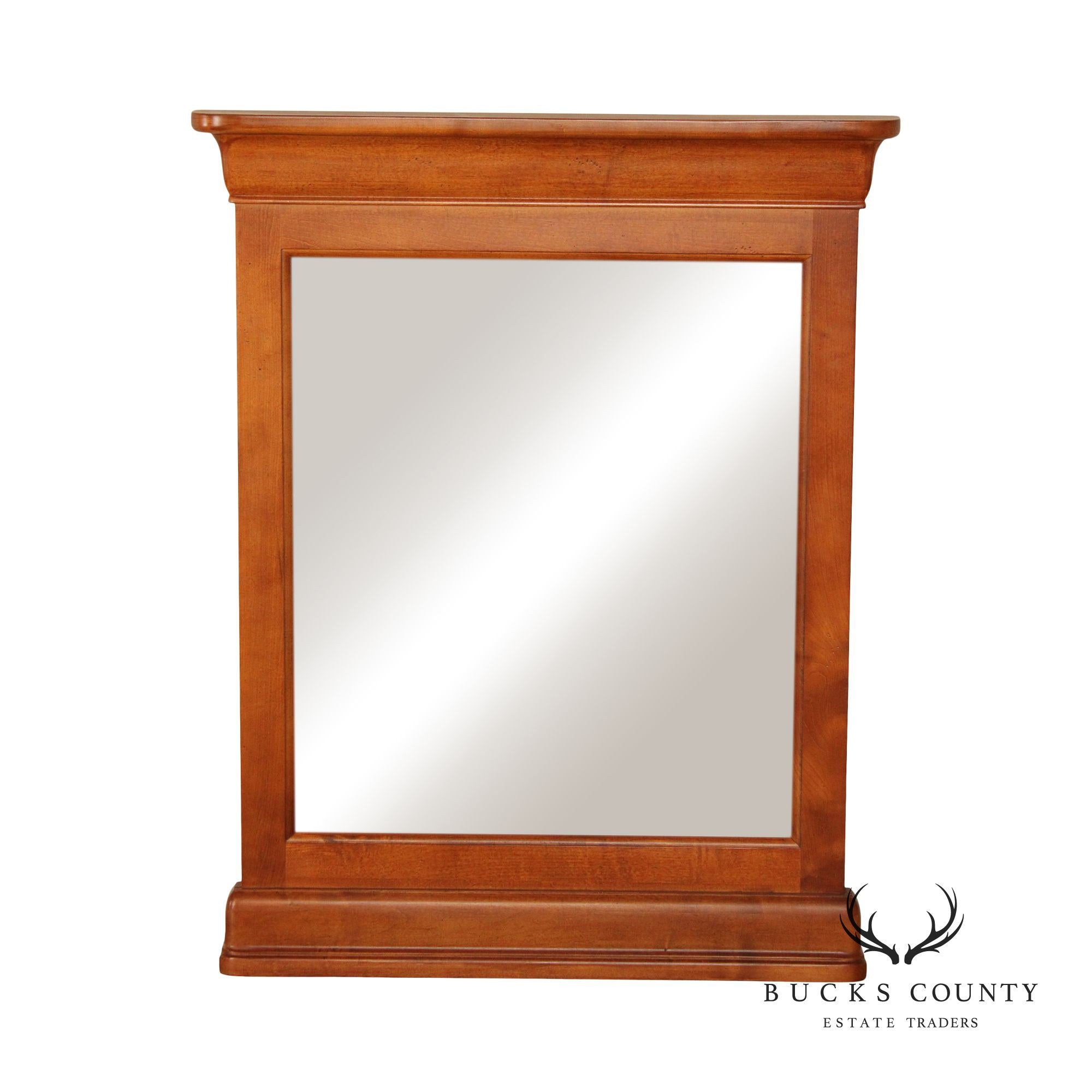 Louis Philip Style Fruitwood Wall Mirror