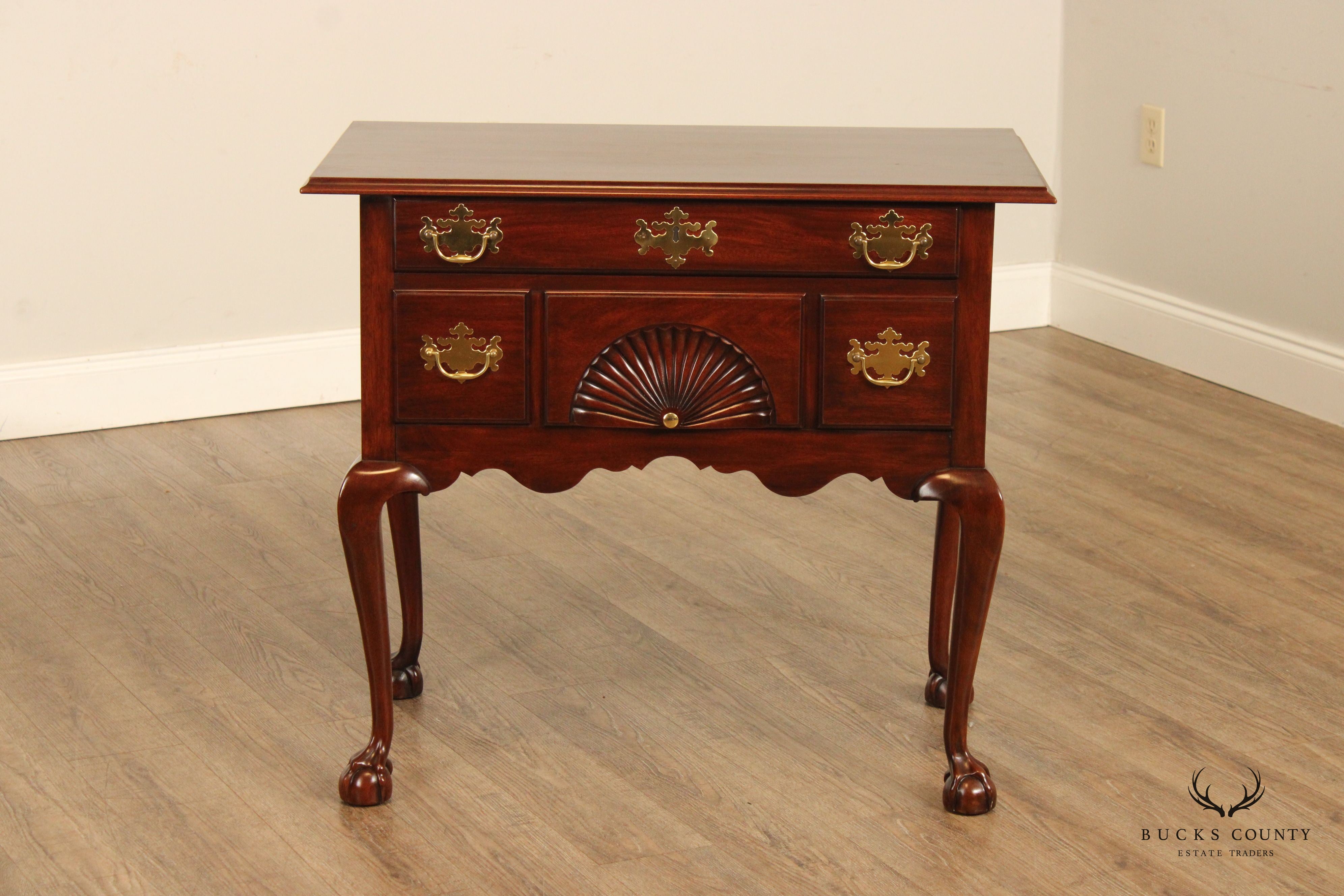 Henkel Harris SPNEA Chippendale Style Mahogany Lowboy