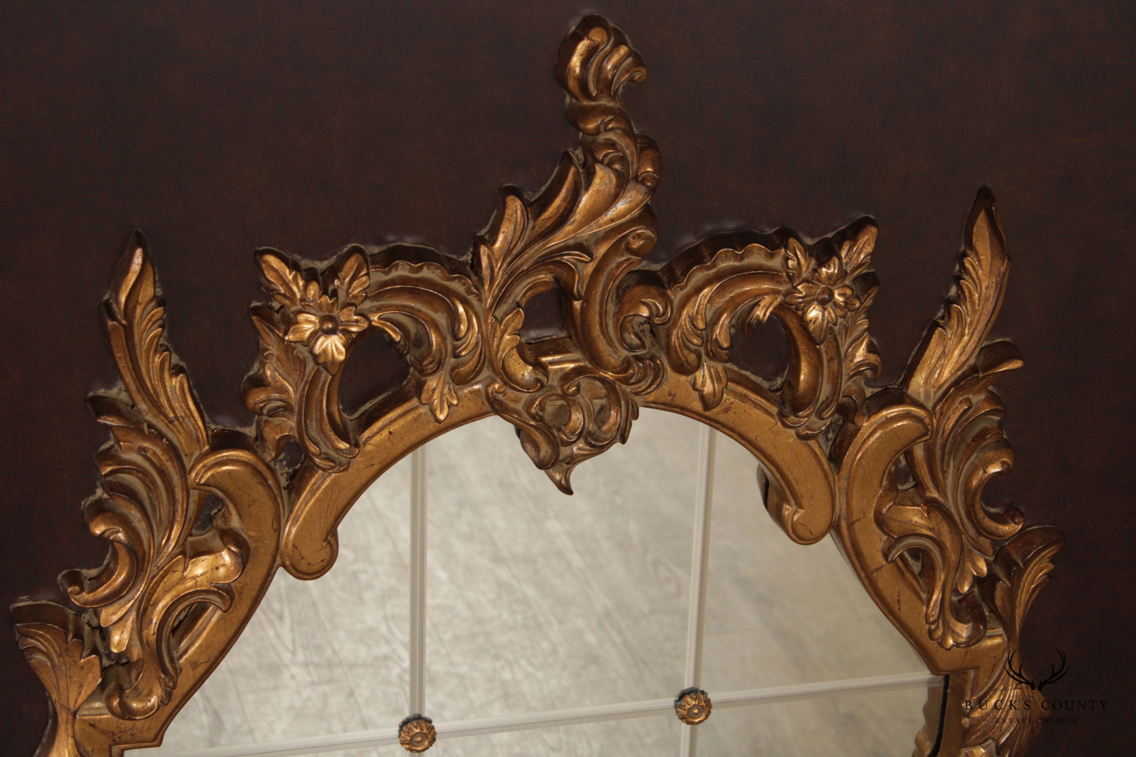 Bassett Rococo Style Giltwood Wall Mirror