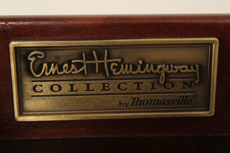 Thomasville Ernest Hemingway Collection Inlaid Round Center Table