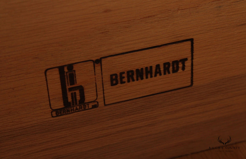 Bernhardt Mid Century Oak Campaign Chest of Drawers