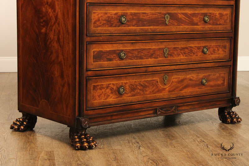 Monarch Fine Furniture Regency Style Mahogany Royal Guard Accent Hutch Bookcase