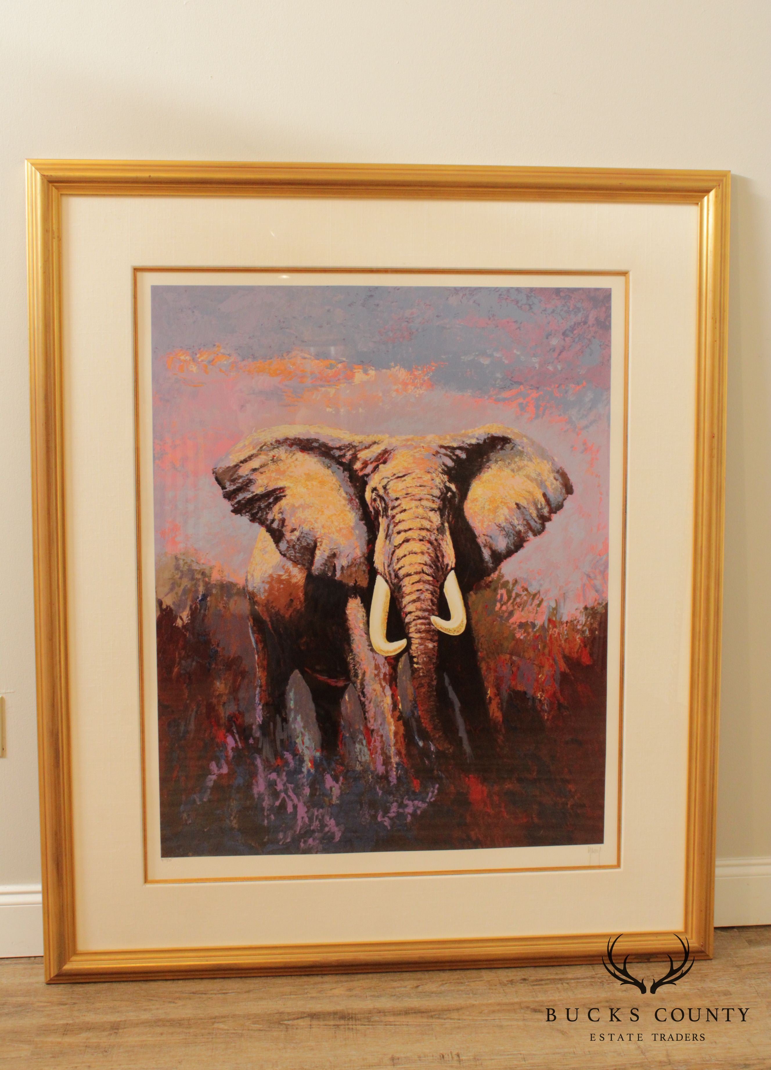 Mark King, 'Lone Tusker' Artist Proof Serigraph