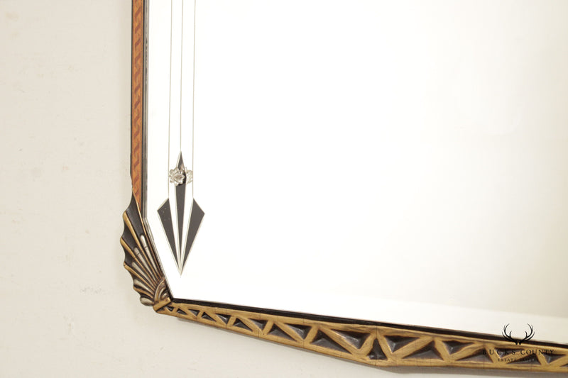Chicago Mirror and Art Glass Co. 1930's Art Deco Accent Mirror
