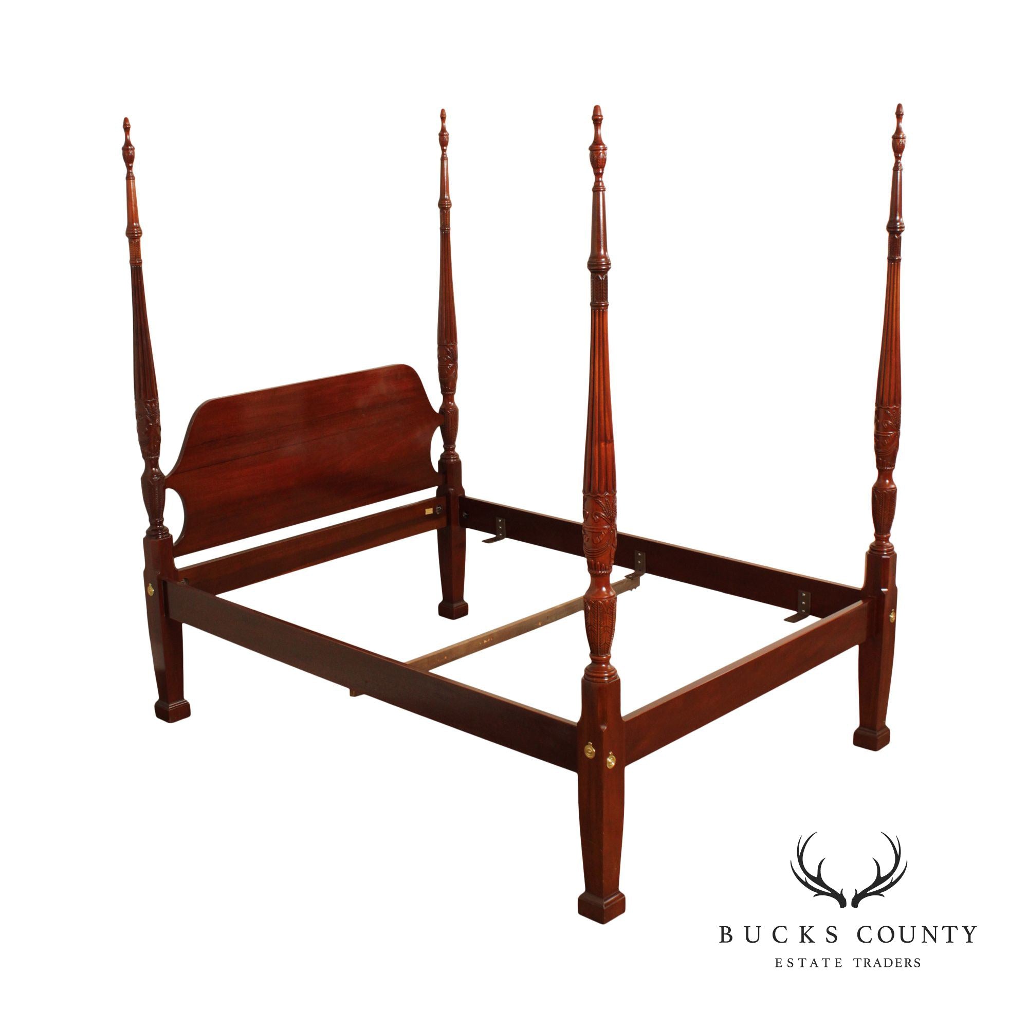 Councill Craftsmen Traditional Mahogany Queen Poster Bed