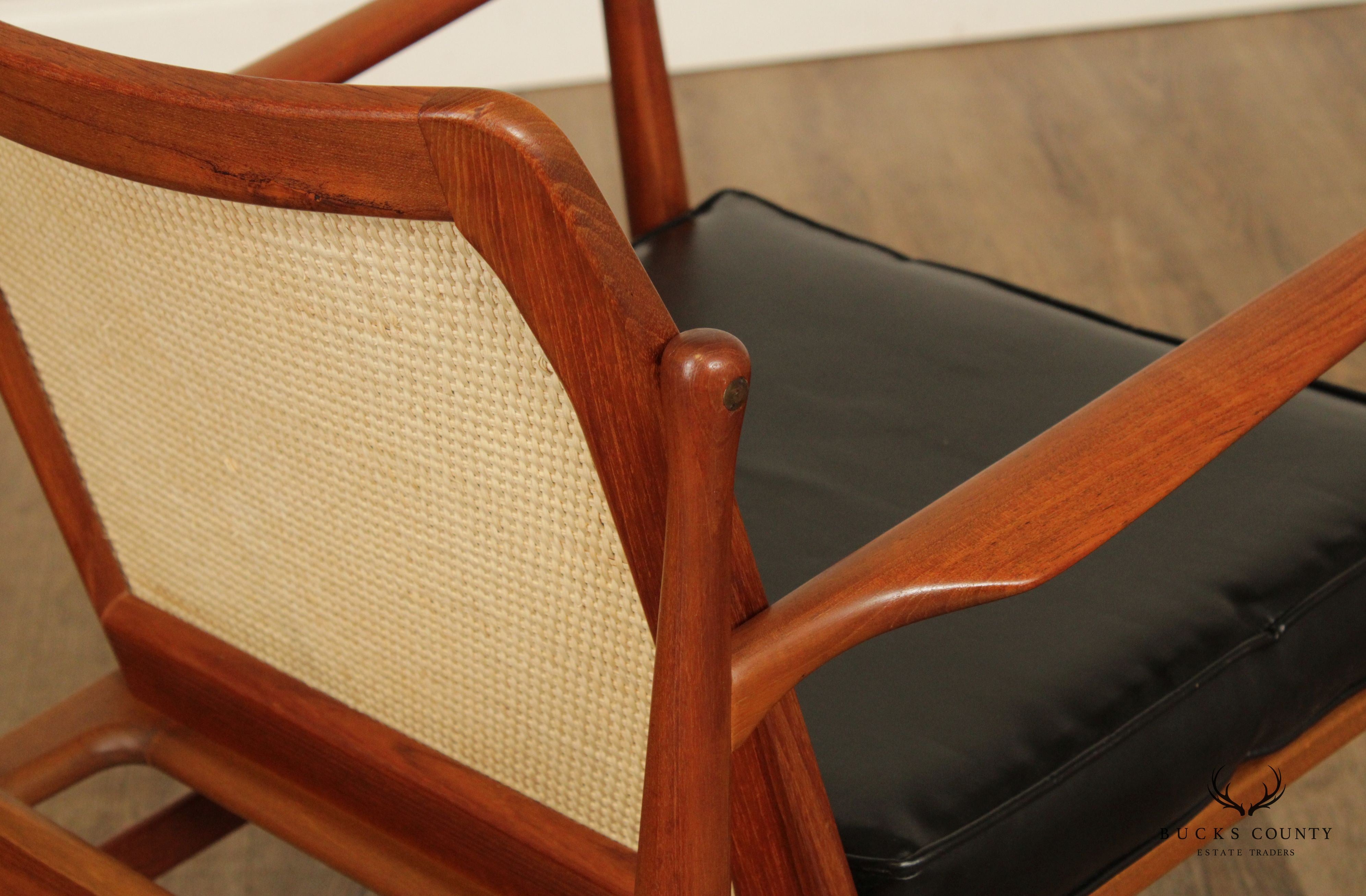 Ib-Kofod Larsen for Selig Danish Modern Teak Lounge Chair