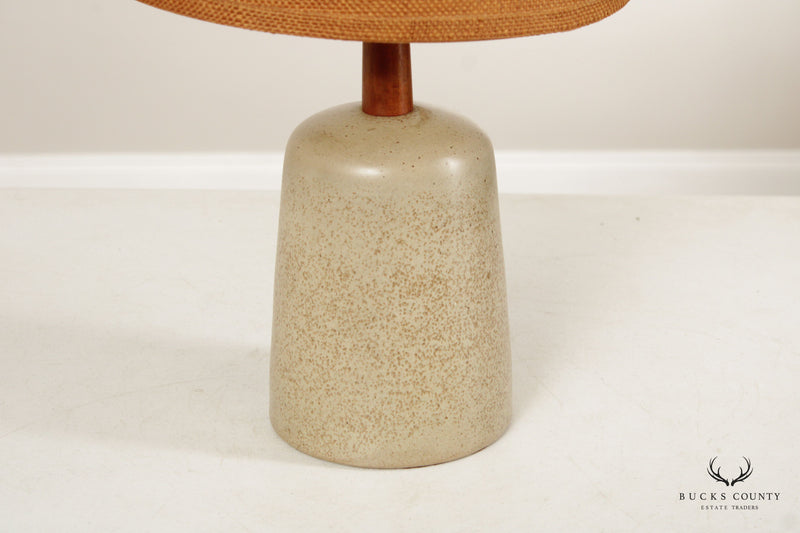 Jane and Gordon Martz Mid Century Modern Glazed Stoneware Table Lamp
