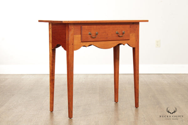 Stephen Von Hohen Bucks County Collection One Drawer Cherry Console Table