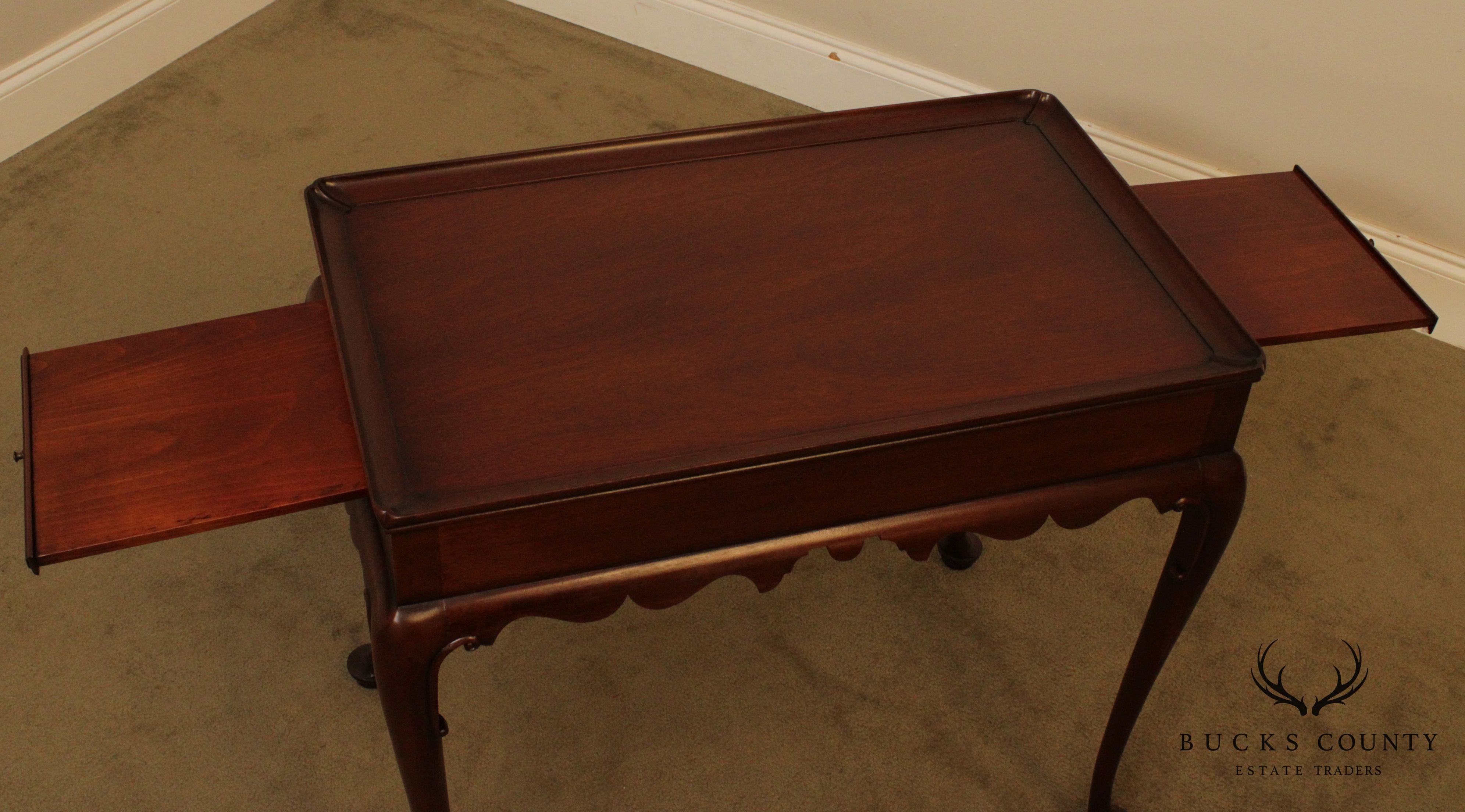 Kittinger Colonial Williamsburg Mahogany Queen Anne Tea Table (CW 8)