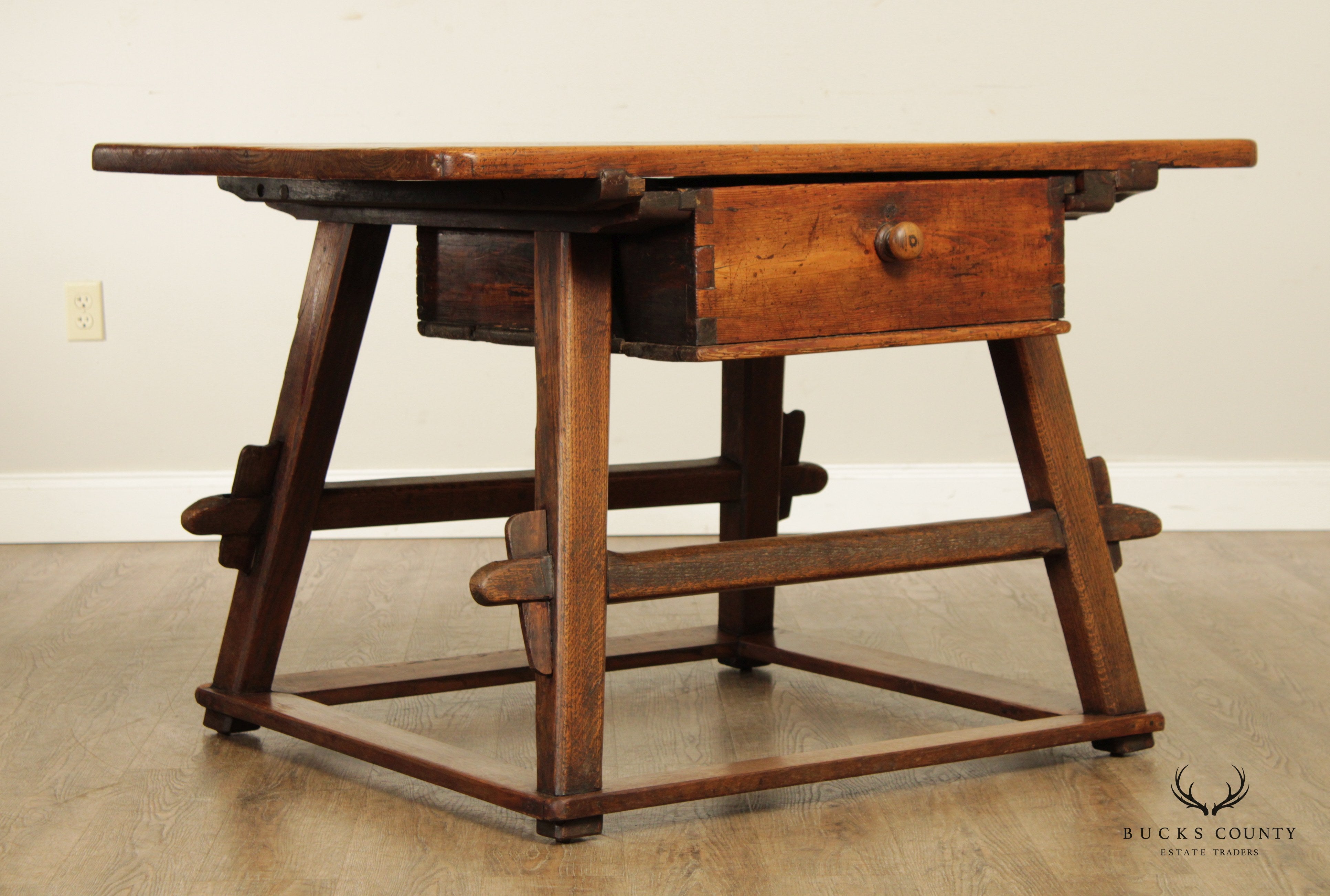 Antique 18th C. Rustic European Centre Table