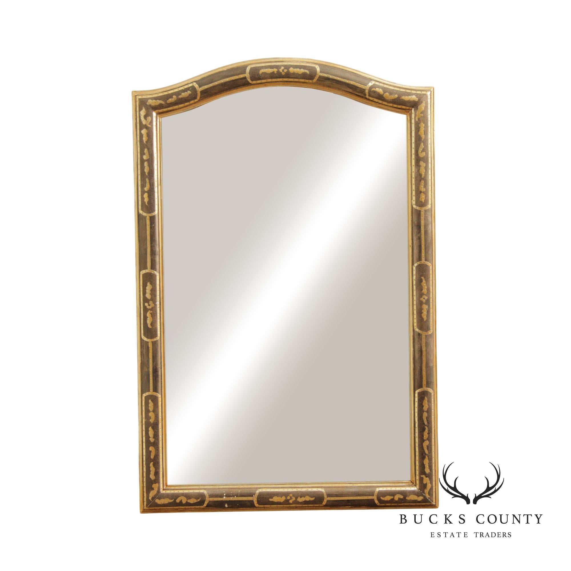 LaBarge Italian Hollywood Regency Beveled Wall Mirror