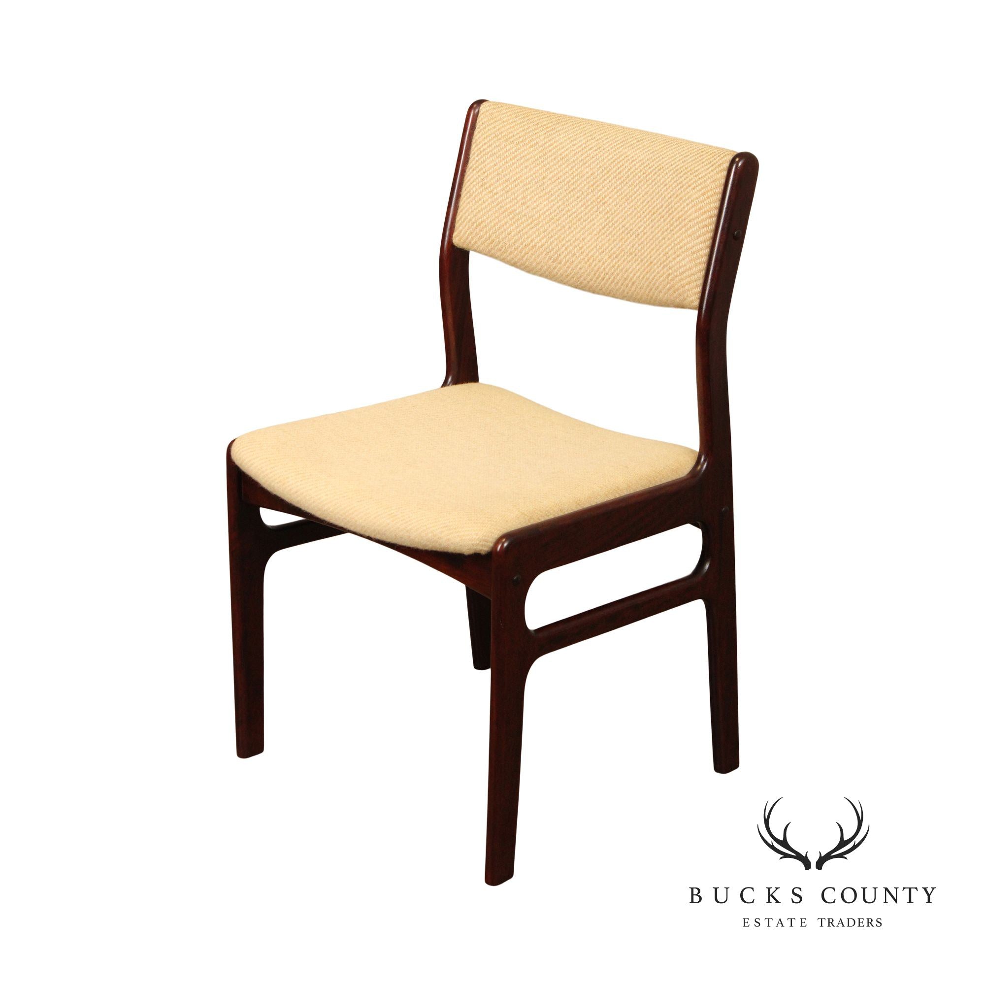 Dyrlund Danish Modern Rosewood  Side Chair